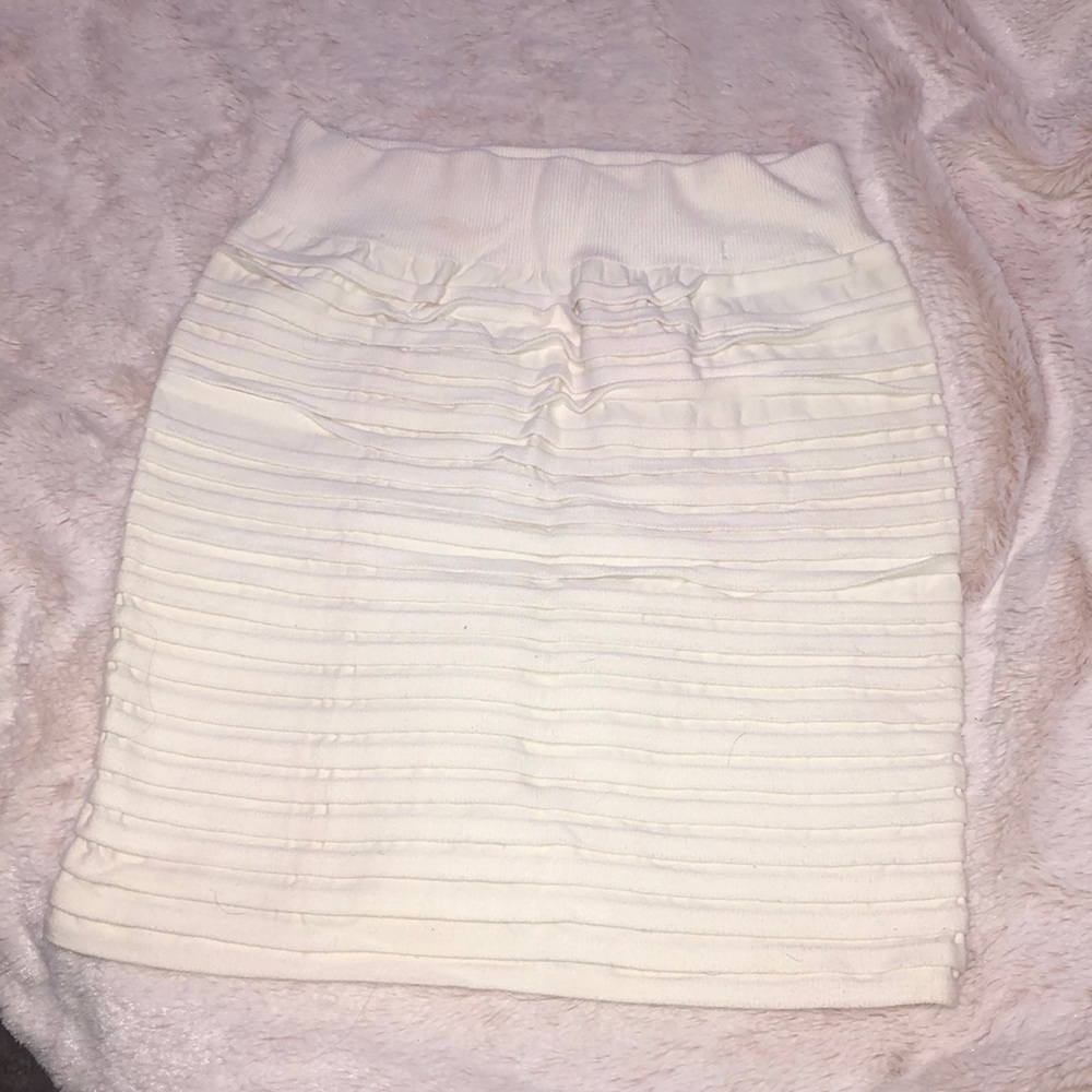 White skirt